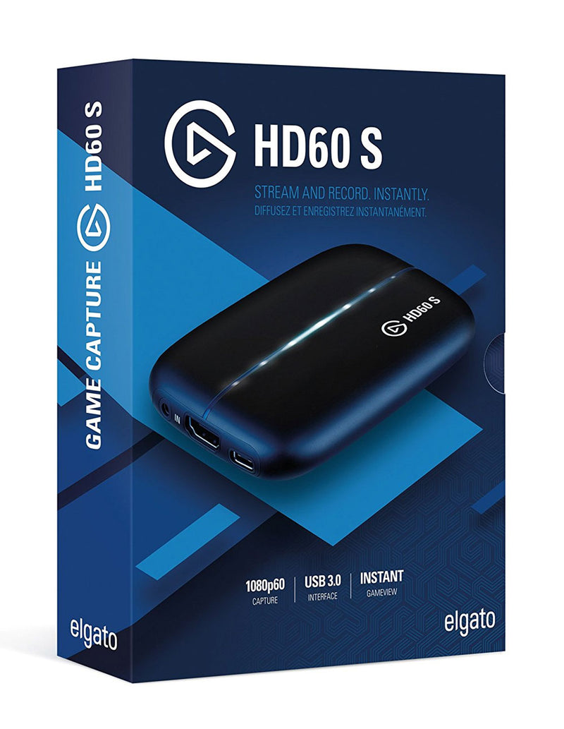 Corsair Elgato HD60 S Game Capture / USB 3.0 Type C Connection / PlayStation 4, Xbox One, Nintendo Switch / Stunning 1080p Quality With 60 Fps / Stream With Superior Low Latency Technology / 1GC109901004