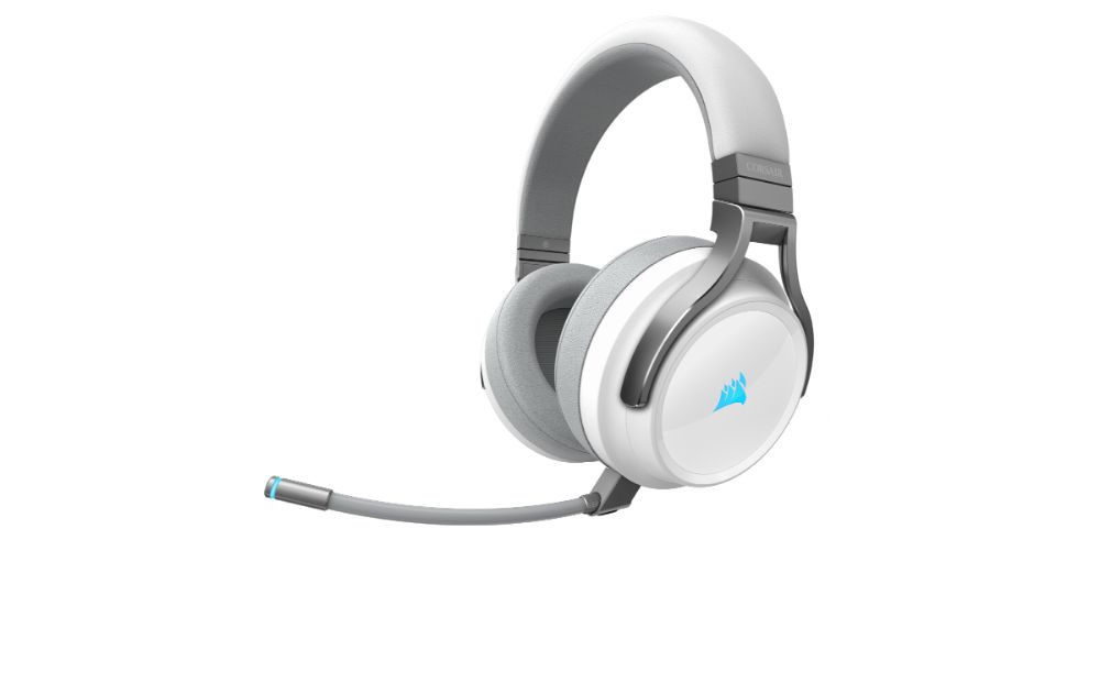 Corsair VIRTUOSO RGB Wireless High-Fidelity Gaming Headset - White CA-9011186-AP