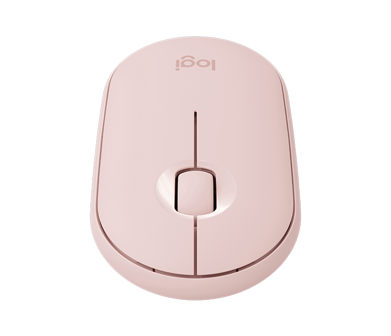 Logitech M350 Pebble Pink - 910-005718 wireless mouse