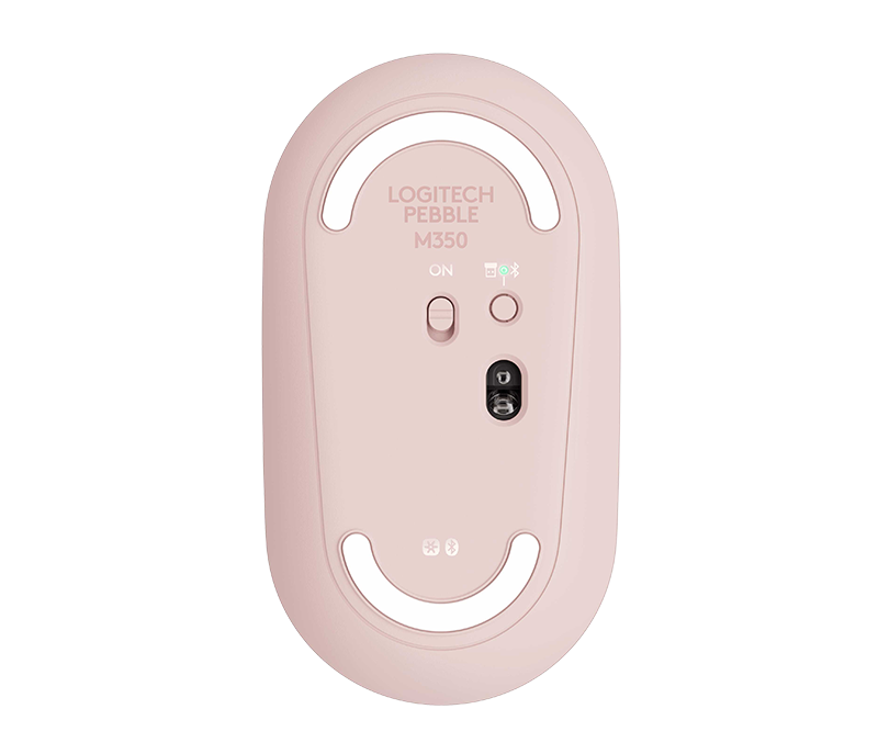 Logitech M350 Pebble Pink - 910-005718 wireless mouse