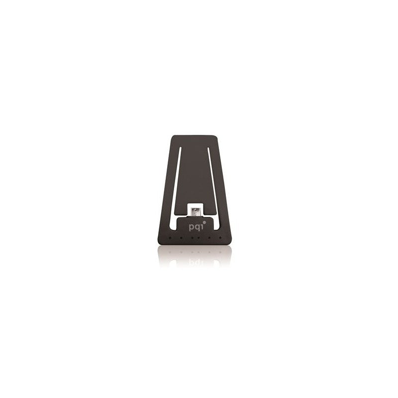 Pqi U-cable 30cm Flat +Stand - Black