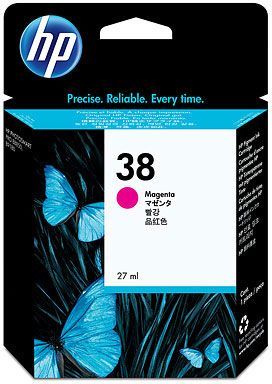 HP 38 Magenta Inkjet Cartridge with Vivera Ink (C9416A)