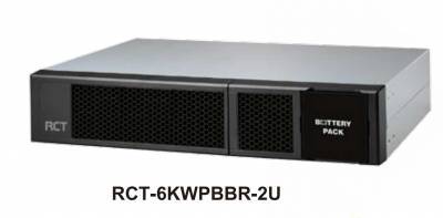 EXTENDED BATTERY BANK UNIT (2U) FOR RCT-6000-WPRU and RCT-10000WPRU including CSB 12V/9Ah x 16 pcs.
