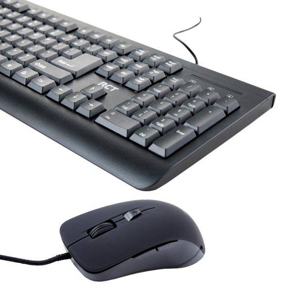 RCT WIRED DESKTOP COMBO WITH RCT-K19 KEYBOARD AND RCT-CT12 MOUSE