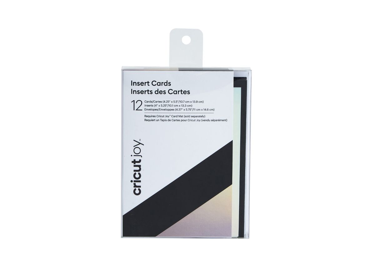 2008045 - Cricut Joy Insert Cards 12-pack (Black/Holo); .