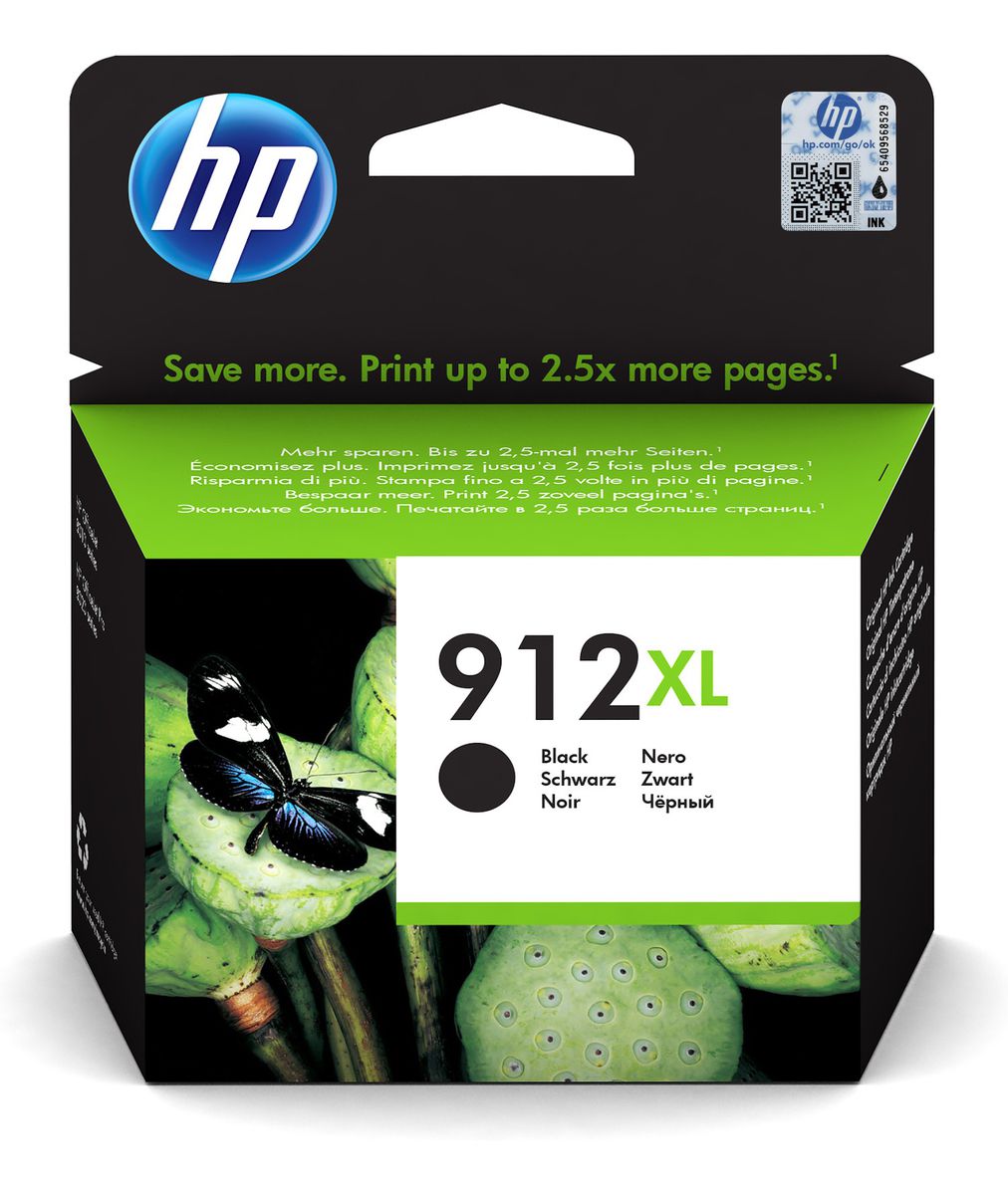 HP # 912XL High Yield Black Original Ink Cartridge