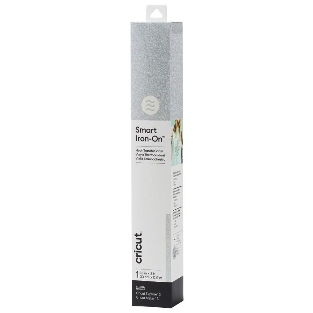 2009061: Cricut Smart Iron-on 33x91cm 1 sheet (Glitter White)
