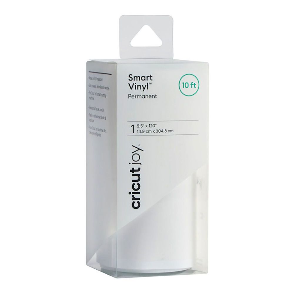 2008812: Cricut Joy Smart Vinyl – perm Value Roll 13.9 cm x 304.8 cm (White)