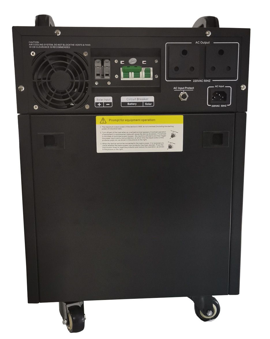 RCT MegaPower 2KVA/2000W Inverter Trolley With 2 x 100AH Battery