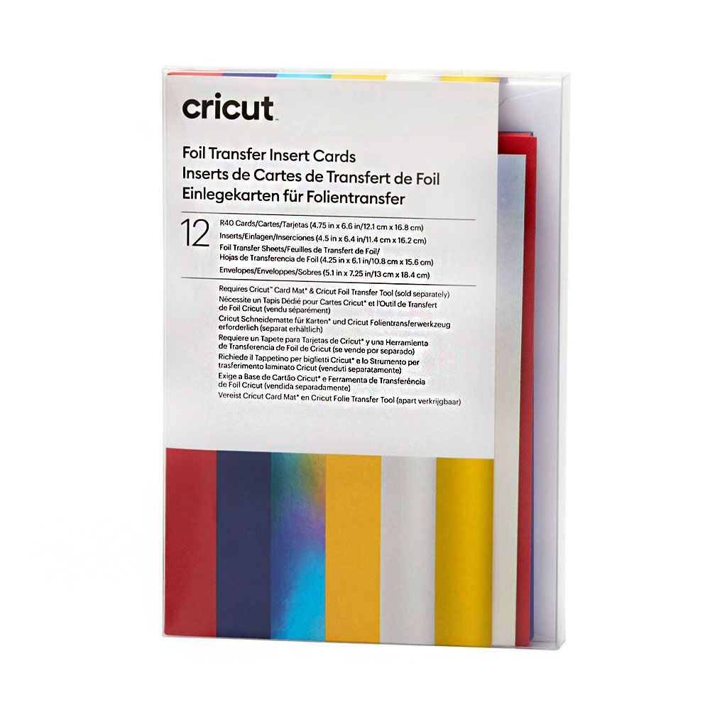 2009477 - Cricut Insert Cards Foil Celebration R40 (12;1 Cm X 16;8 Cm) 12-Pack