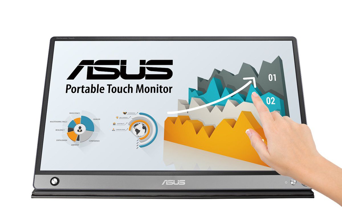 ASUS ZenScreen Touch MB16AMT 15.6" FHD Portable Monitor