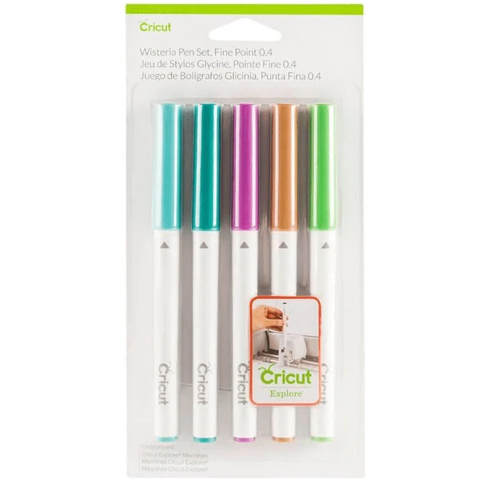 2003976 - Cricut Explore or Maker Fine Point Pen Set 5-Pack (Wisteria)