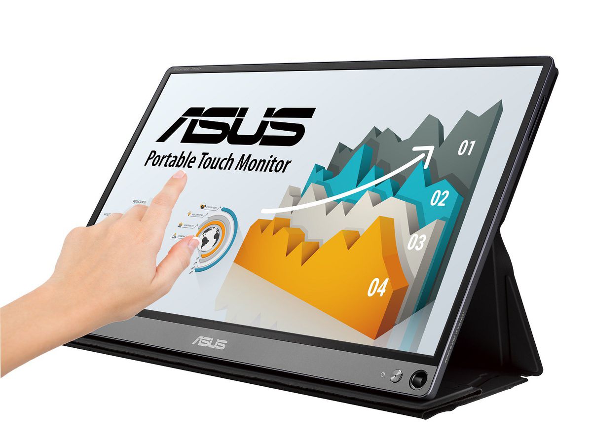 ASUS ZenScreen Touch MB16AMT 15.6" FHD Portable Monitor