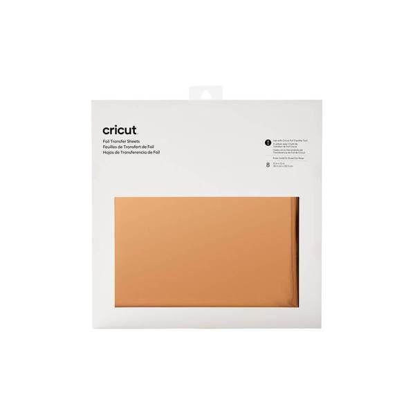 2008720 - Cricut Transfer Foil Sheets 30x30cm 8 sheets (Rose Gold) .