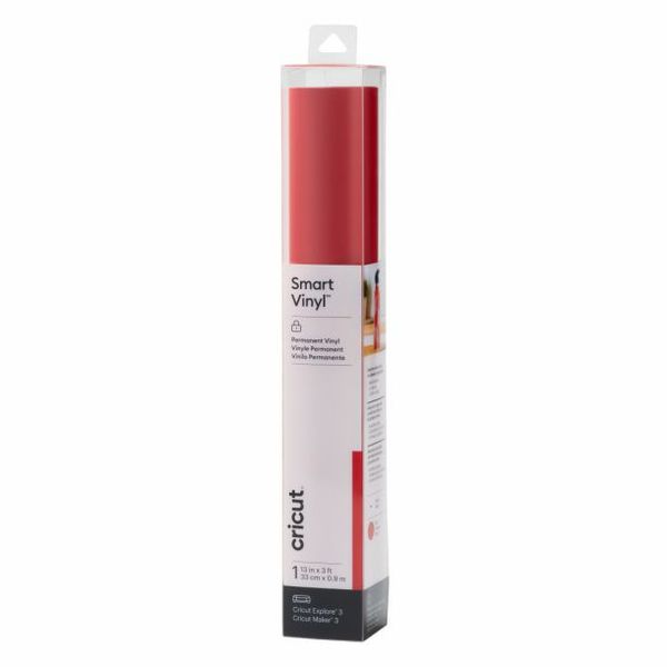2008616: Cricut Smart Vinyl perm 33X91Cm 1 Sheet (Shimmer Red)