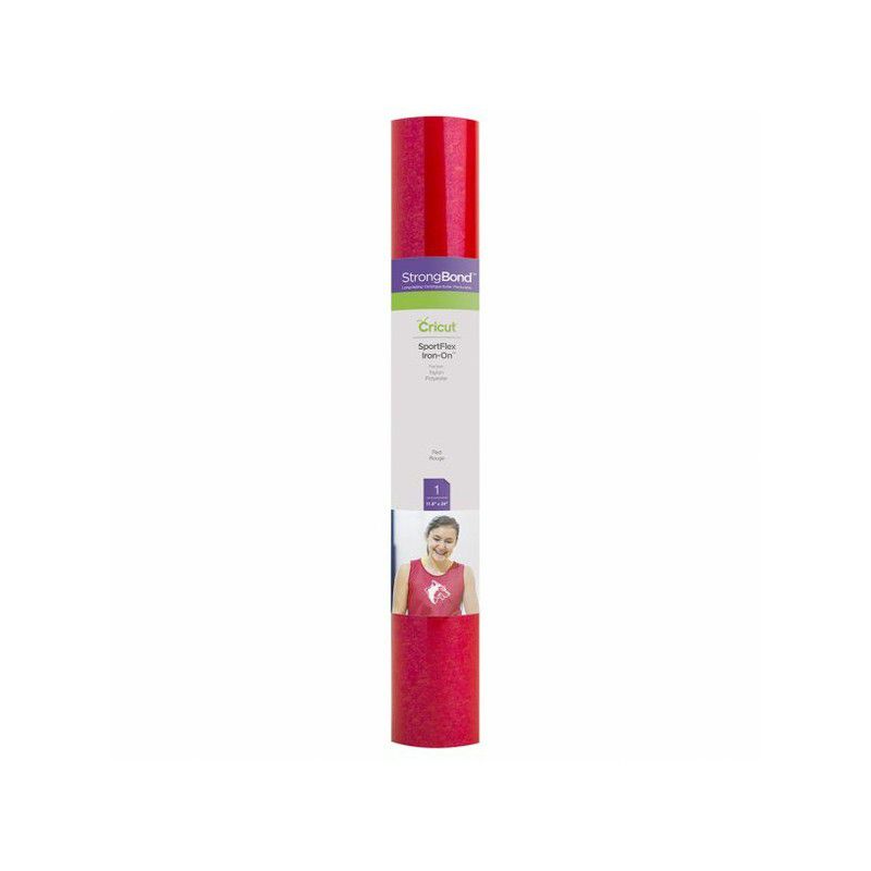2007662: Cricut SportFlex Iron-On 30x60cm (Red)
