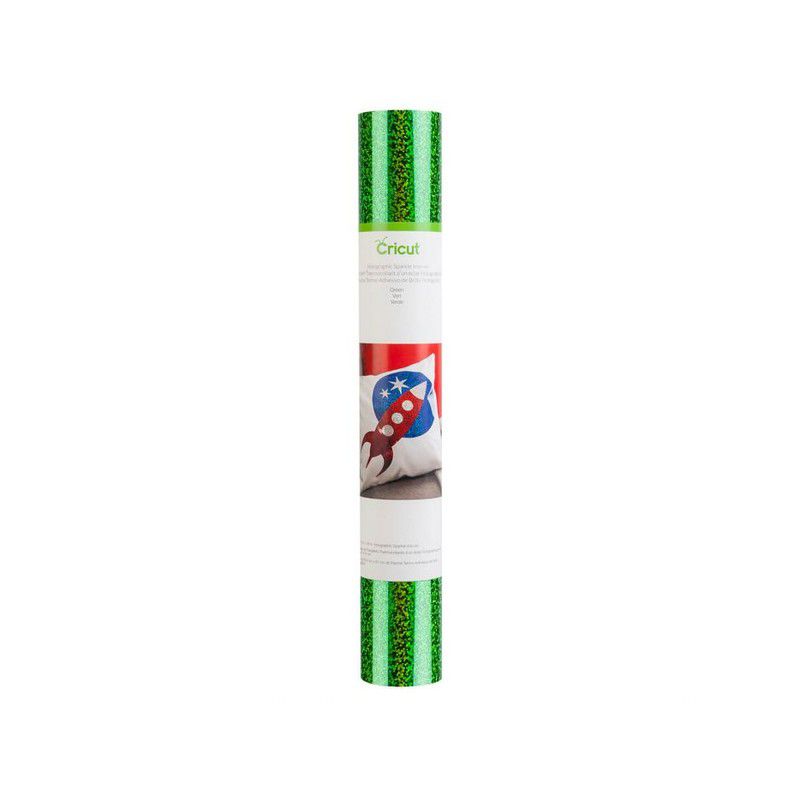 2004139: Cricut holo Sparkle Iron-On 12x24'' (Green)
