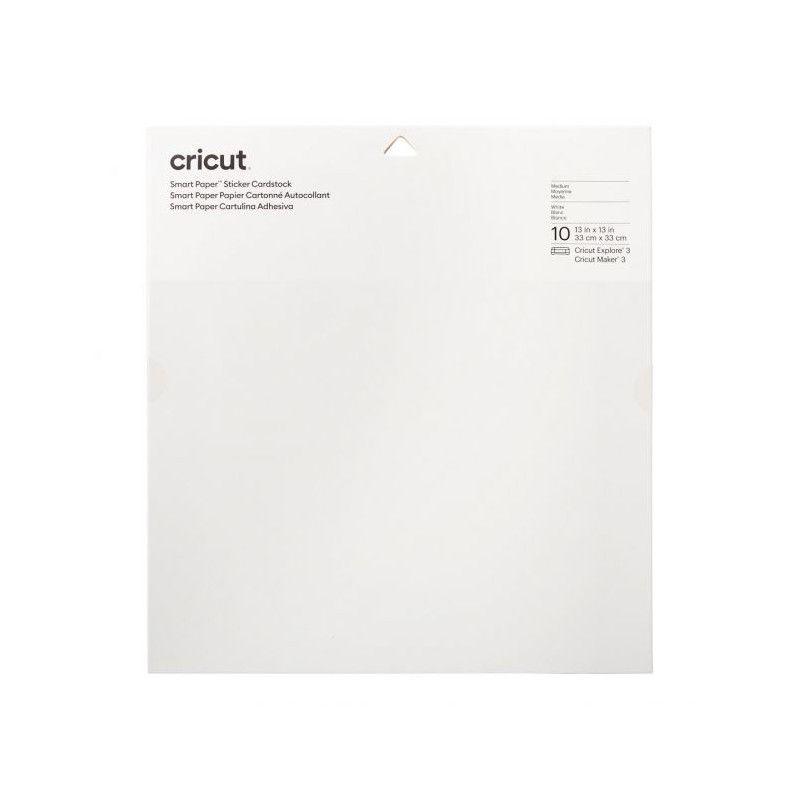 2008317 - Cricut Smart Sticker Cardstock 33x33cm 10 sheets (White)