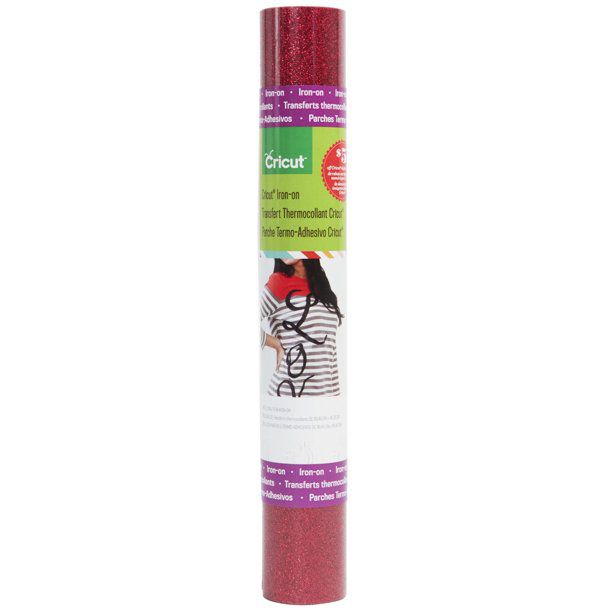 2007683: Cricut Glitter Iron-On 30x48cm (Red)