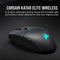 CORSAIR KATAR ELITE Wireless Ultra-Light Gaming Mouse; 26000 DPI; Black.