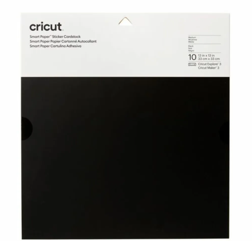 2008316 - Cricut Smart Sticker Cardstock 33x33cm 10 sheets (Black)