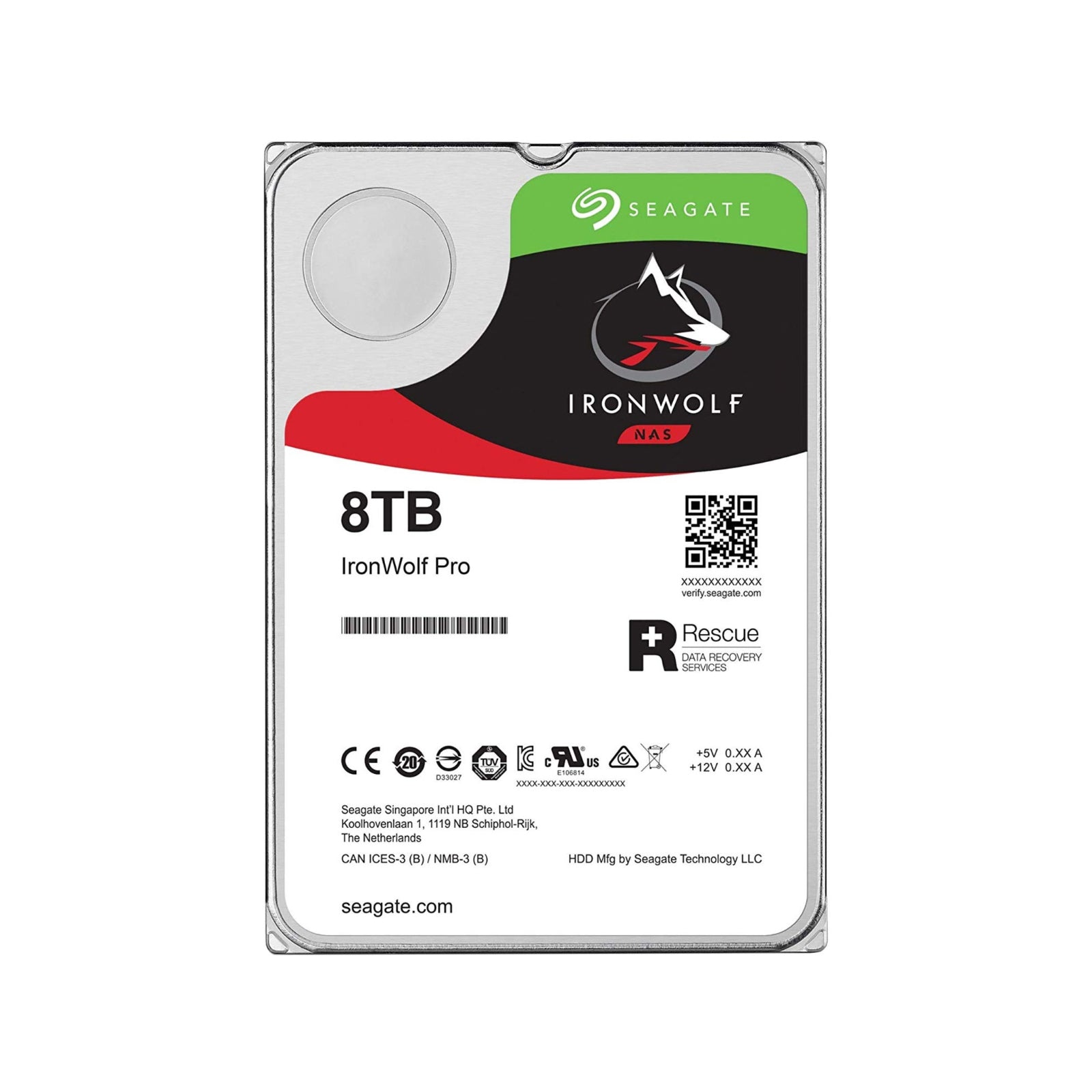 SEAGATE 8TB 3.5 IRONWOLF NAS HDD 256MB CACHE-0