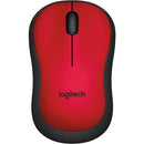 Logitech 910-004880 M220 Silent Red Wireless Optical Mouse