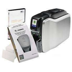 Printer ZC300; Single Sided; UK/EU Cord; USB & Ethernet; Windows Driver; CardStudio 2.0 (Standard) application; 200 PVC cards; Y